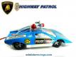 La Lamborghini Countach Police Us en miniature de Reel Toys au 1/6e incomplète