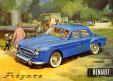 La Renault Fregate modèle 1953 en miniature de CIJ au 1/45e incomplète