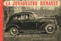 La Renault Juva 4 bleue de 1938 en voiture miniature par Eligor au 1/43e