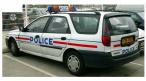 La break Renault Laguna Nevada 1998 Police en miniature par Norev au 1/43e