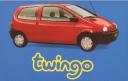 La Renault Twingo rouge corail miniature de Vitesse au 1/43ème