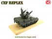 Le SPZ a tourelle Euro missile Roland en miniature par CEF Replex au 1/43e