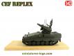 Le SPZ a tourelle Euro missile Roland en miniature par CEF Replex au 1/43e