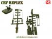 Le SPZ a tourelle Euro missile Roland en miniature par CEF Replex au 1/43e