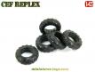 Le pneu des Acmat et VBL miniatures de Cef Replex au 1/43e