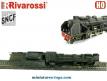 La locomotive a vapeur 231-E-13 SNCF par Rivarossi au HO incomplète