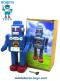 Le robot jouet Azul en métal de style ancien vintage Tin Toys