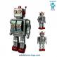 Le robot jouet Grand Xina électron en métal de style ancien vintage Tin Toys