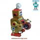 Le robot tambour mécanique jouet en métal de style vintage 