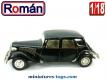 La Traction avant Citroën 15 cv Six de 1954 en miniature par Roman au 1/18e