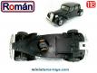 La Traction avant Citroën 15 cv Six de 1954 en miniature par Roman au 1/18e