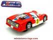 La Porsche 906 Carrera rouge en miniature jouet métal par Roman au 1/38e