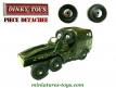 Lot de 2 roues de secours bombées pour Berliet T6 porte char Dinky Toys