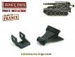 Le sabot anti recul avec support pour le canon automoteur AMX Dinky Toys France