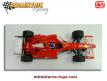 La Ferrari F2004 miniature pour circuit électrique Scalextric au 1/36e