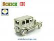 La Citroën B2 1925 en miniature chrome de Schick et Coop au H0 H0 1/90e