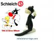 Sylvester le gros minet de Titi en figurine plastique vintage par Schleich
