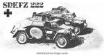 Une automitrailleuse allemande SdKfz 222 en miniature Ixo Models au 1/43e