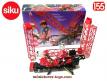 La grue géante mobile rouge sur camion miniature par Siku au 1/55e