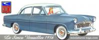 La Simca Versailles mécanique en miniature au 1/18e de Gégé, incompléte