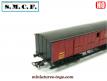 La voiture fourgon Postes court a bogies miniature de SMCF au HO