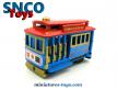 Le tramway de San Francisco Cable-car en miniature jouet par SNCO au 1/45e