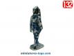 la figurine en métal du chasseur alpin français années 1940 défilant par LR 1/32e