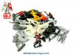 Un lot de 20 petits soldats moyenâgeux en plastique au 1/35e incomplets