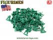 Un lot de 65 petits soldats américains en figurines plastique au 1/76e