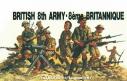 Un lot de 20 soldats anglais WW II issus de moules Matchbox China au 1/32e