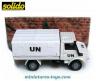 Le 4x4 Mercedes Unimog U400 blanc UN miniature de Solido au 1/50e