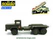 Le camion militaire Unic ZU 120 miniature de Solido au 1/50e incomplet