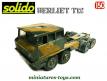 Le Berliet T12 semi porte char en miniature de Solido au 1/50e incomplet