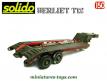 Le Berliet T12 semi porte char en miniature de Solido au 1/50e incomplet