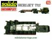 Le Berliet T12 semi porte char en miniature de Solido au 1/50e incomplet