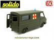 Le Citroën C35 ambulance militaire en miniature de Solido au 1/50e