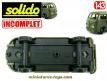 Le Combi Volkswagen militaire en miniature de Solido au 1/43e incomplet