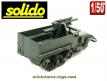 L'Half track T19 obusier miniature de Solido au 1/50e incomplet