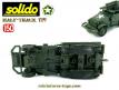 Un Half-track US T19 obusier en miniature militaire Solido au 1/50e