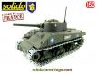 Le char français Sherman M4 A3 en miniature militaire Solido au 1/50e