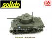 Le char américain Sherman M4 A3 miniature de Solido au 1/50e 