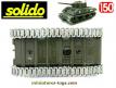 Le char américain Sherman M4 A3 miniature de Solido au 1/50e 