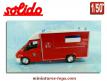 Le Renault Master VSAB Gifa pompiers français miniature de Solido au 1/50e