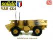 Le VAB Renault 4x4 Desert Storm en miniature de Solido au 1/50e