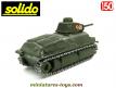 Le char Somua S35 français de 1940 en miniature Solido au 1/50e incomplet