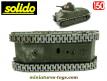 Le char Somua S35 français de 1940 en miniature Solido au 1/50e incomplet