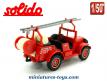 Le Dodge 4x4 WC56 dévidoir pompiers en miniature Solido au 1/50e