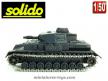 Le char Panzer IV gris en version canon court de Solido au 1/50e incomplet