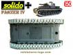 Le char Panzer IV F1 gris canon court en miniature de Solido au 1/50e