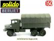 Le camion militaire Berliet GBC 8 Kt bâché miniature de Solido au 1/50e